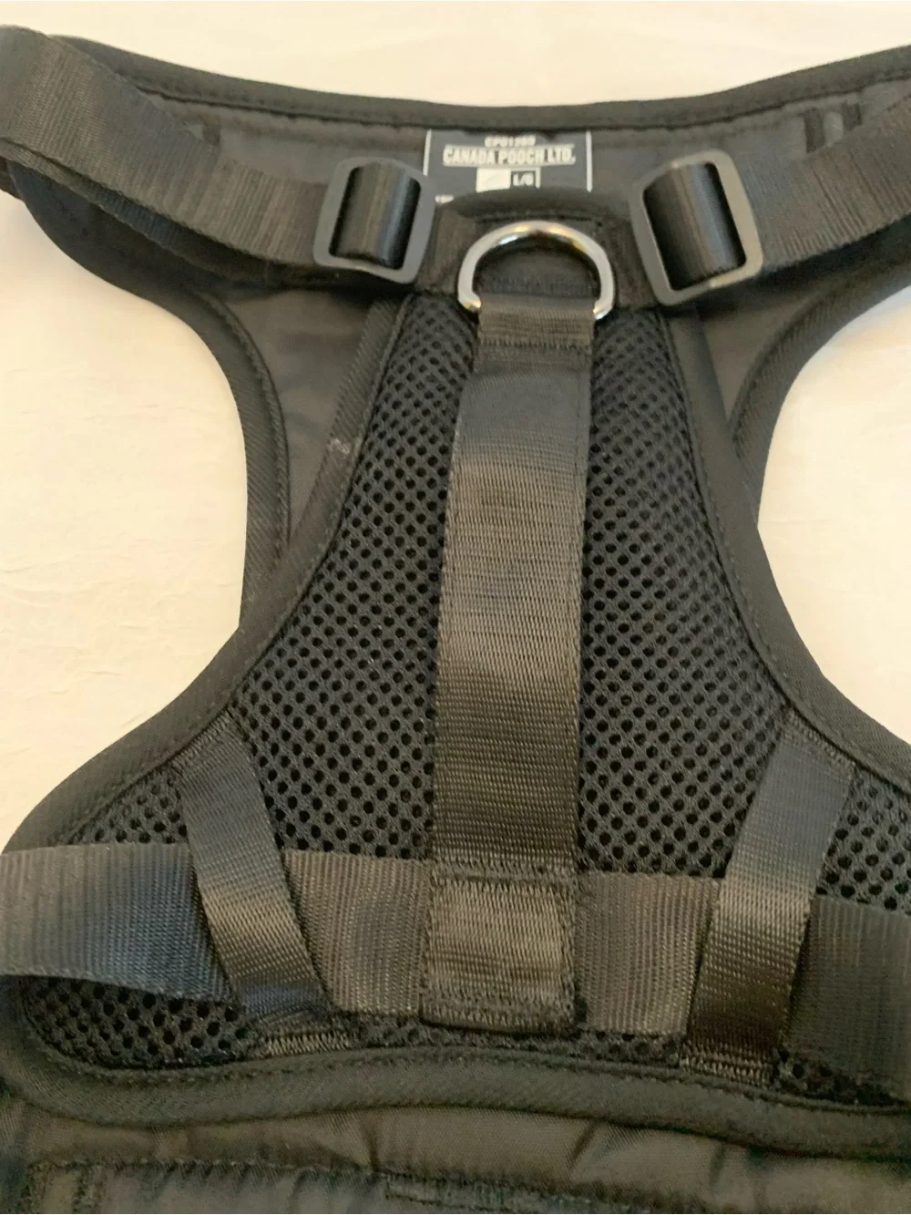 Canada Pooch The Everything Harness No-Pull Dog Harness, Sz L/Large, Black,